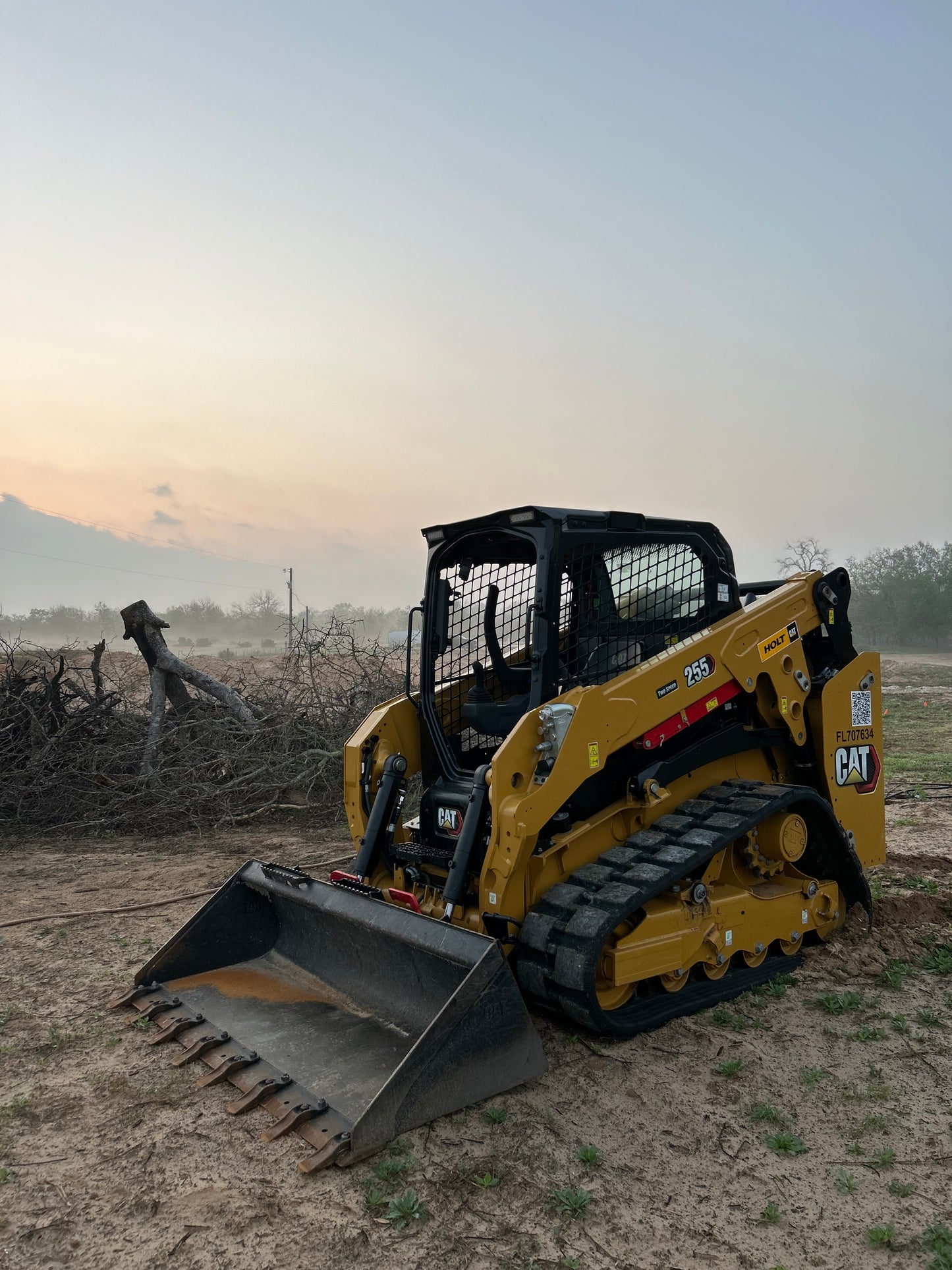 Open Cabin Track Loader