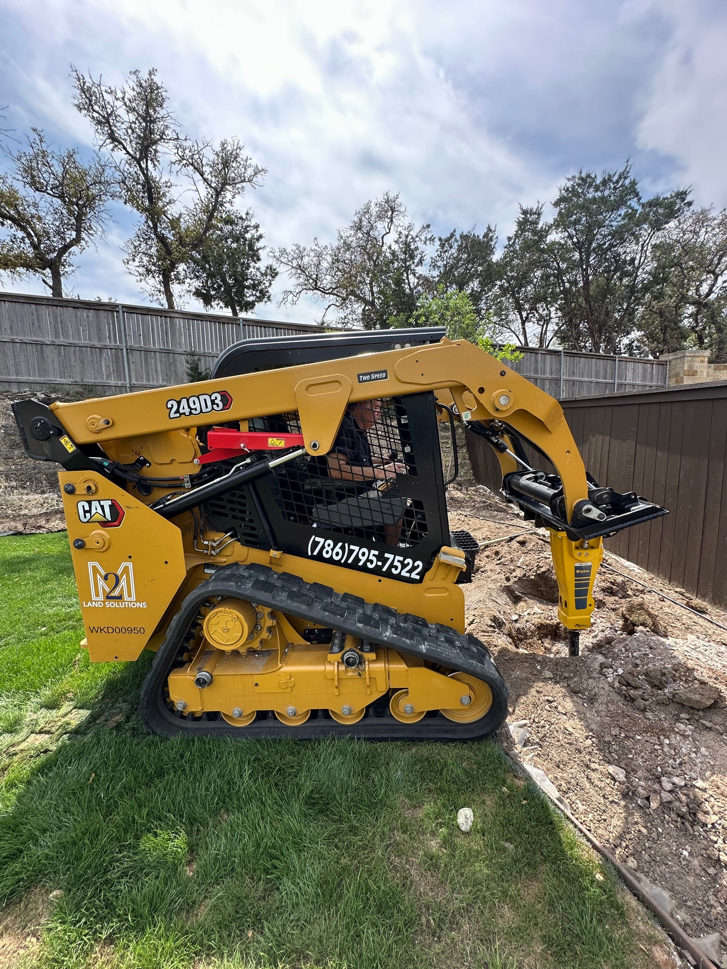 Open Cabin Track Loader